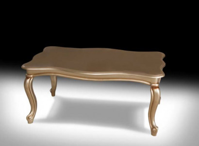 Golden coffee table side table luxury wood design modern